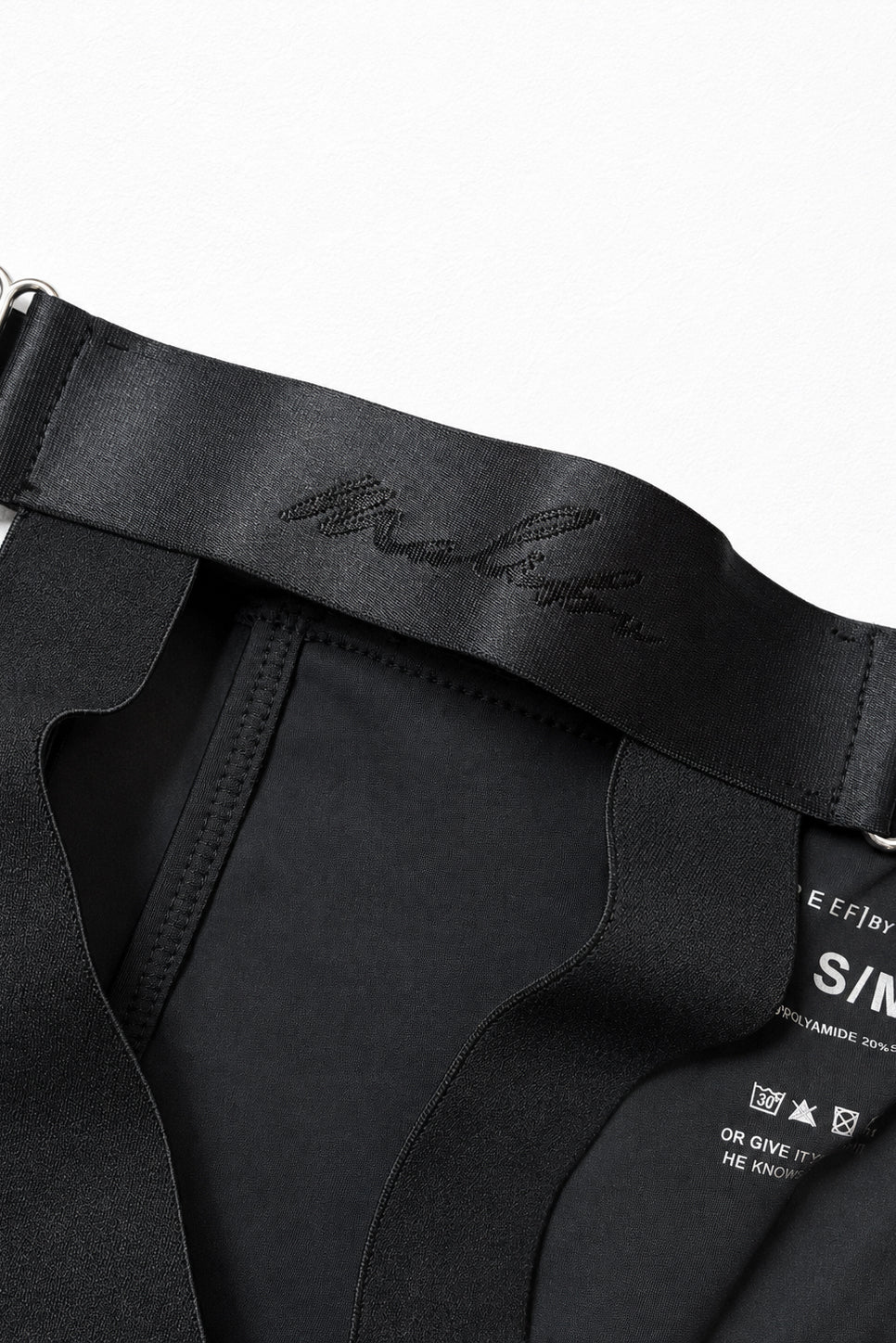 JJ Malibu Men's Shape Shifter Jockstrap - Midnight Black