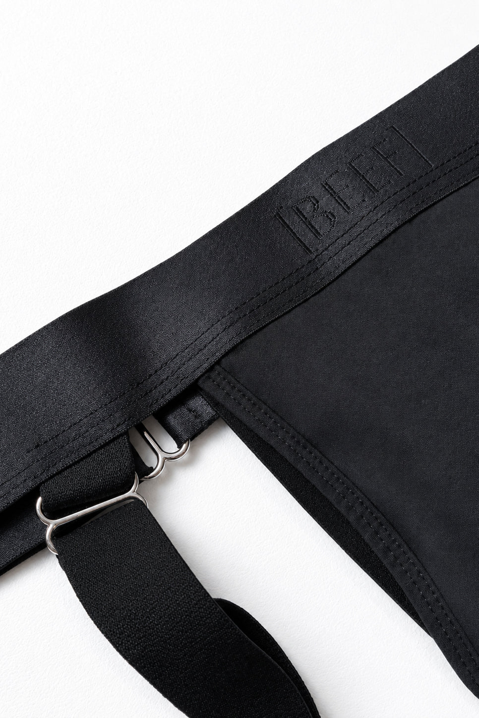 JJ Malibu Men's Shape Shifter Jockstrap - Midnight Black