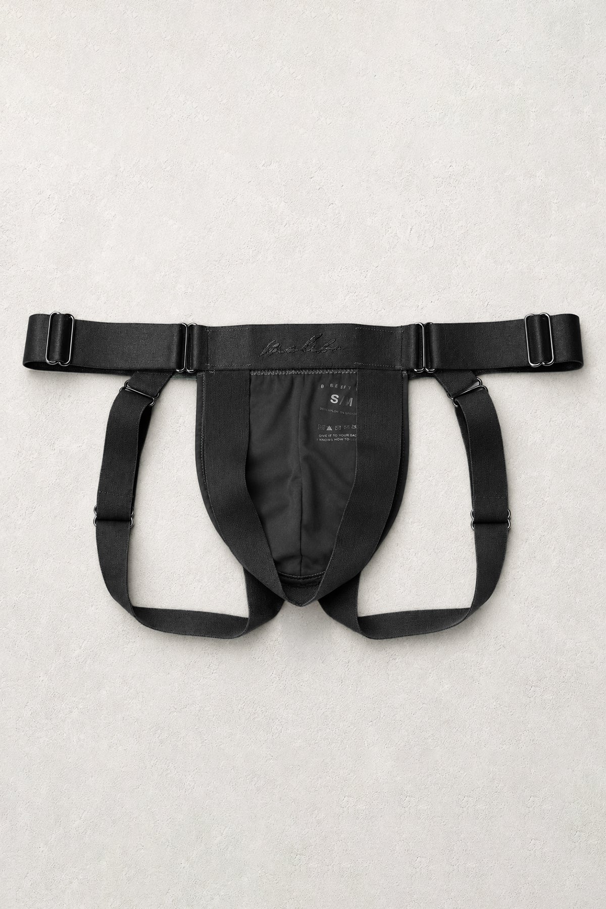 JJ Malibu Men's Shape Shifter Jockstrap - Midnight Black
