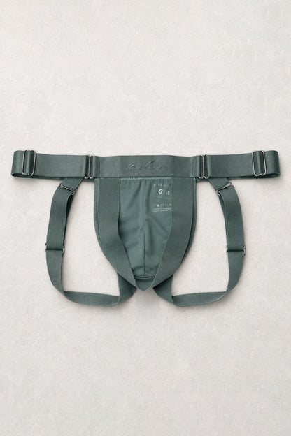 JJ Malibu Men's Shape Shifter Jockstrap - Moss
