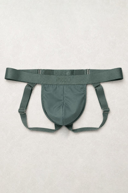 JJ Malibu Men's Shape Shifter Jockstrap - Moss