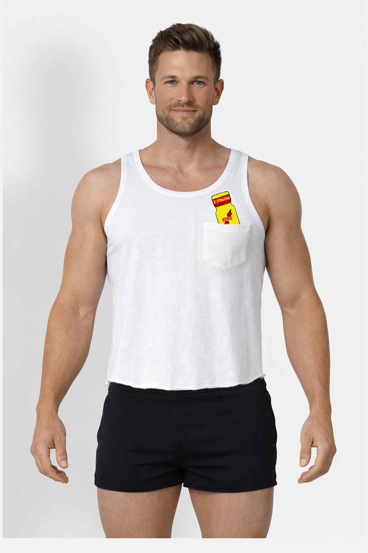 JJ Malibu Men's JJ Pocket Tank Top - Homo Energy