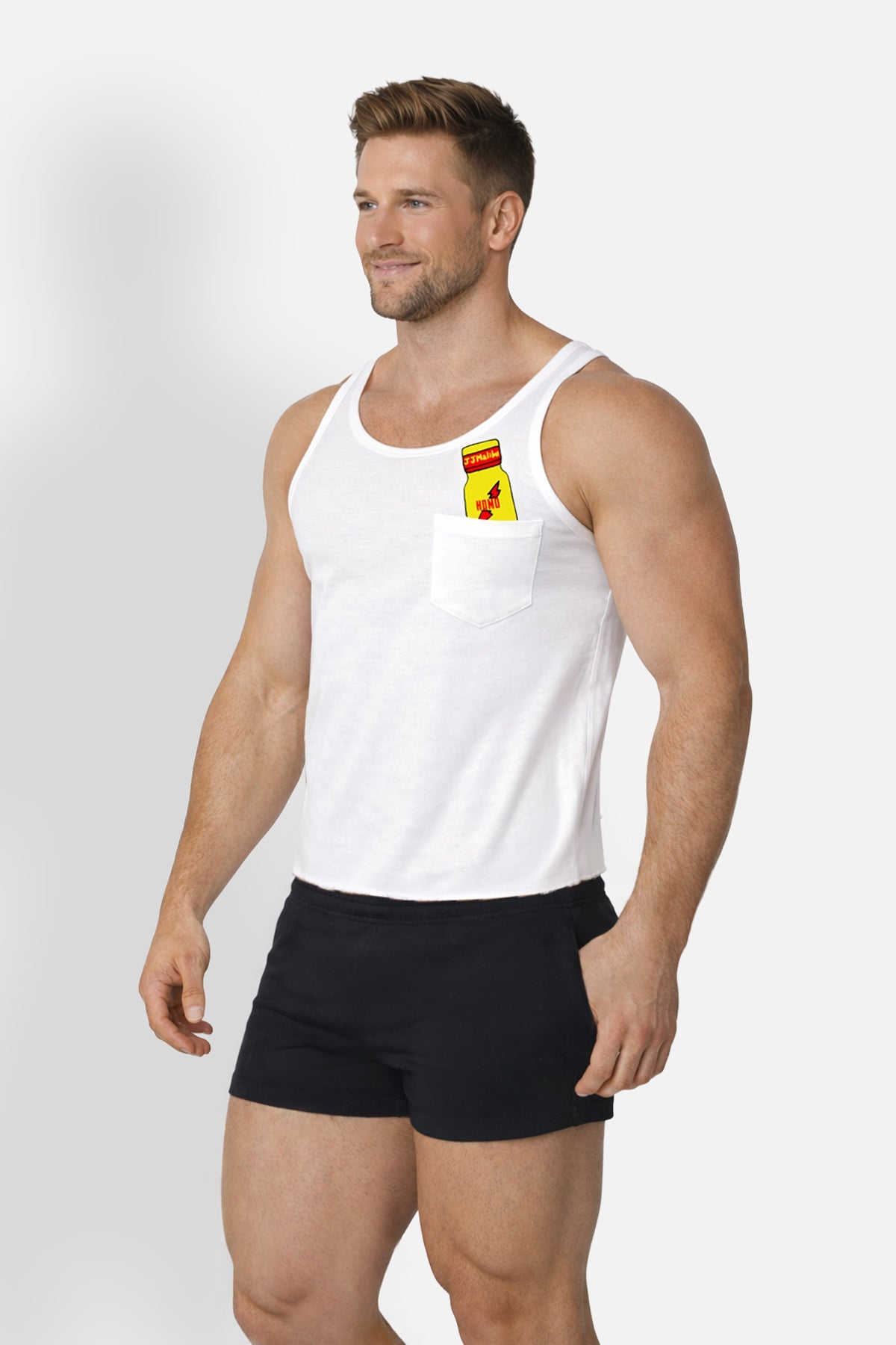 JJ Malibu Men's JJ Pocket Tank Top - Homo Energy