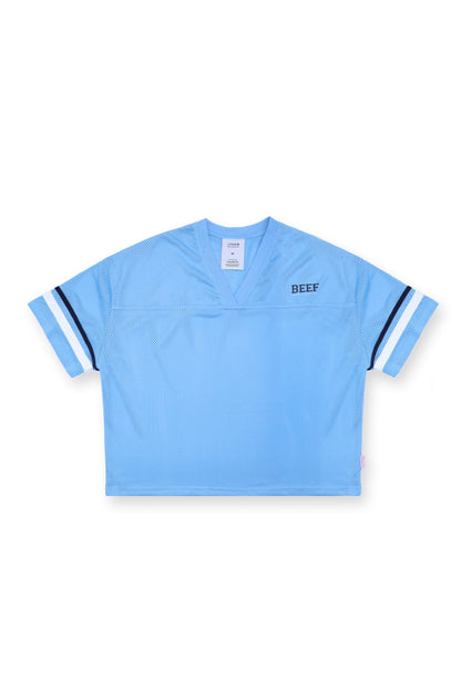 JJ Malibu Men's JJ Varsity V-Neck Jersey - Sky Blue