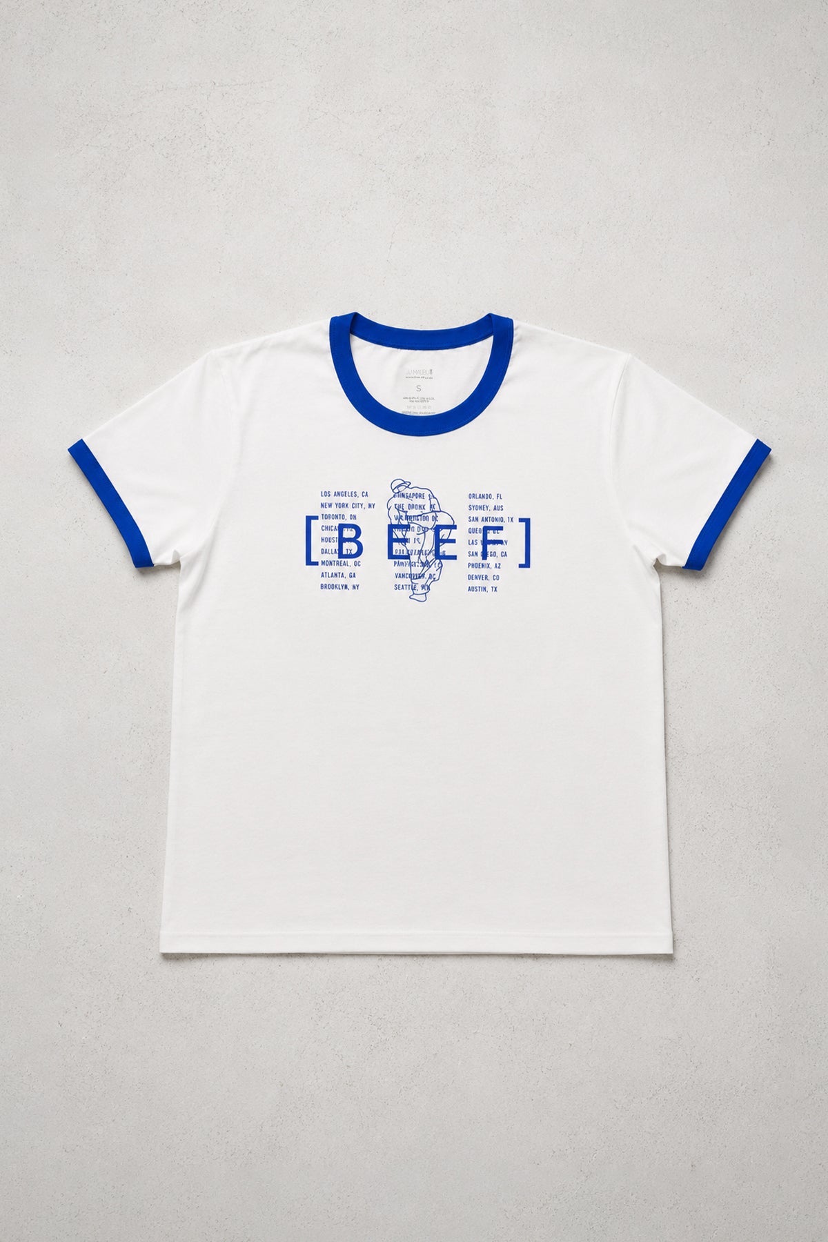 JJ Malibu Men's Vintage Ringer Tee - BEEF Headliner Tee