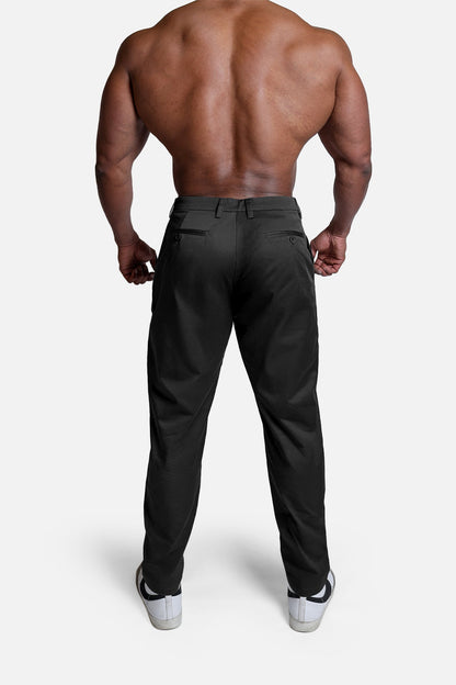 Jed North Men's Men's Fitted Chino Pants - Black