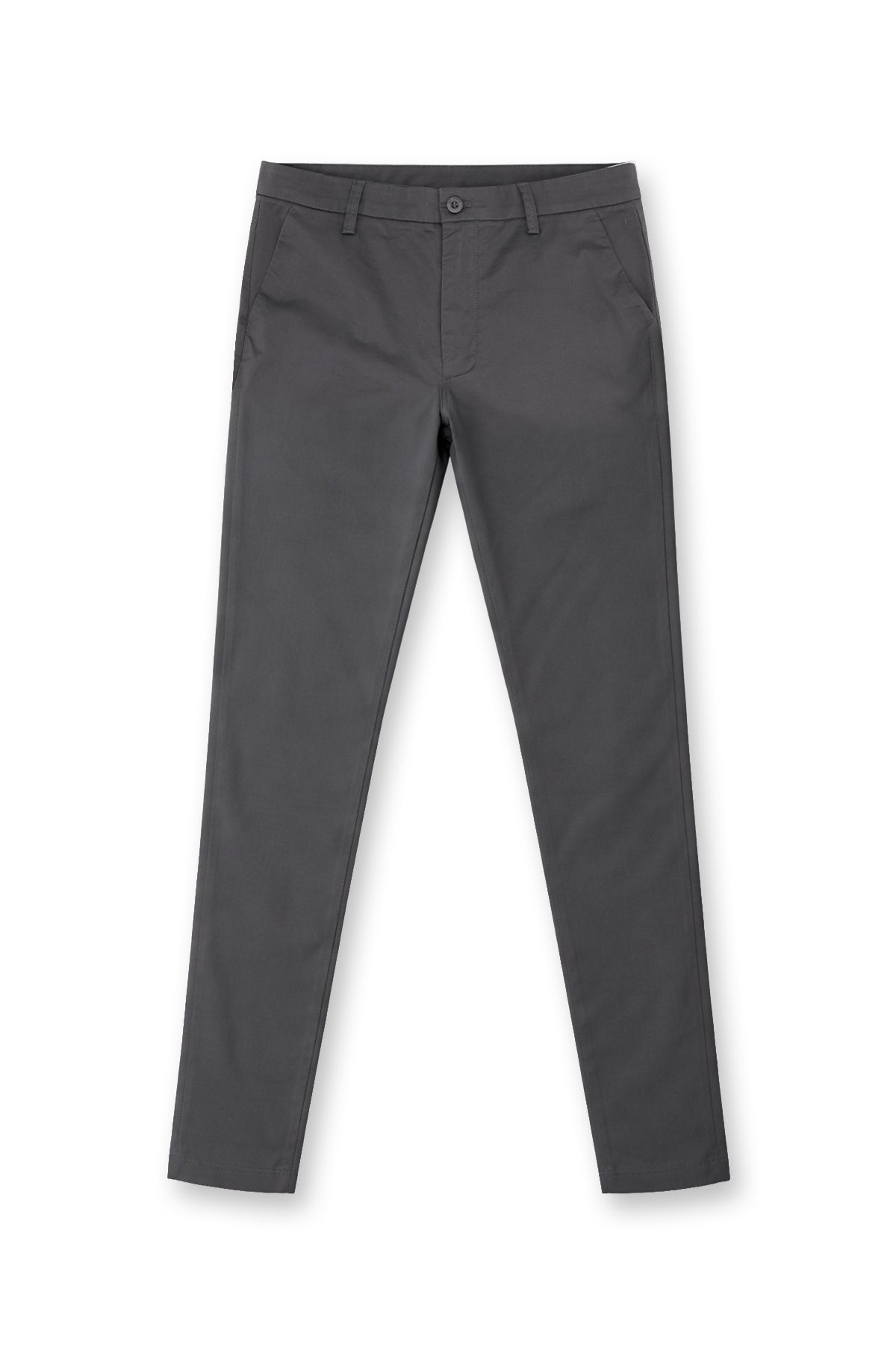 Jed North Men's Men's Fitted Chino Pants - Dark Gray