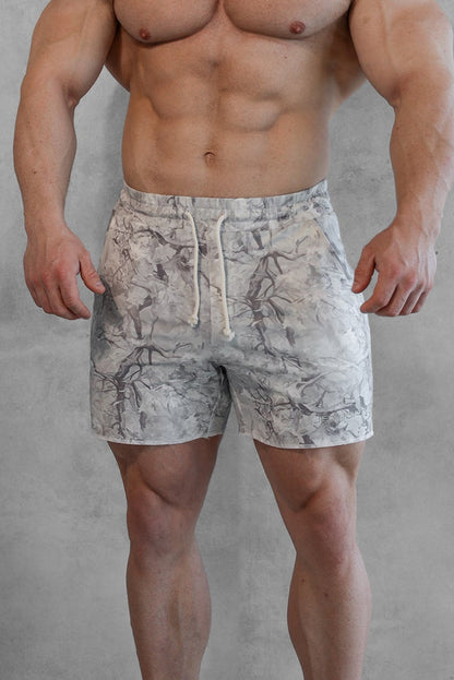 Jed North Men's Motion 5'' Varsity Sweat Shorts - Leaf Camo