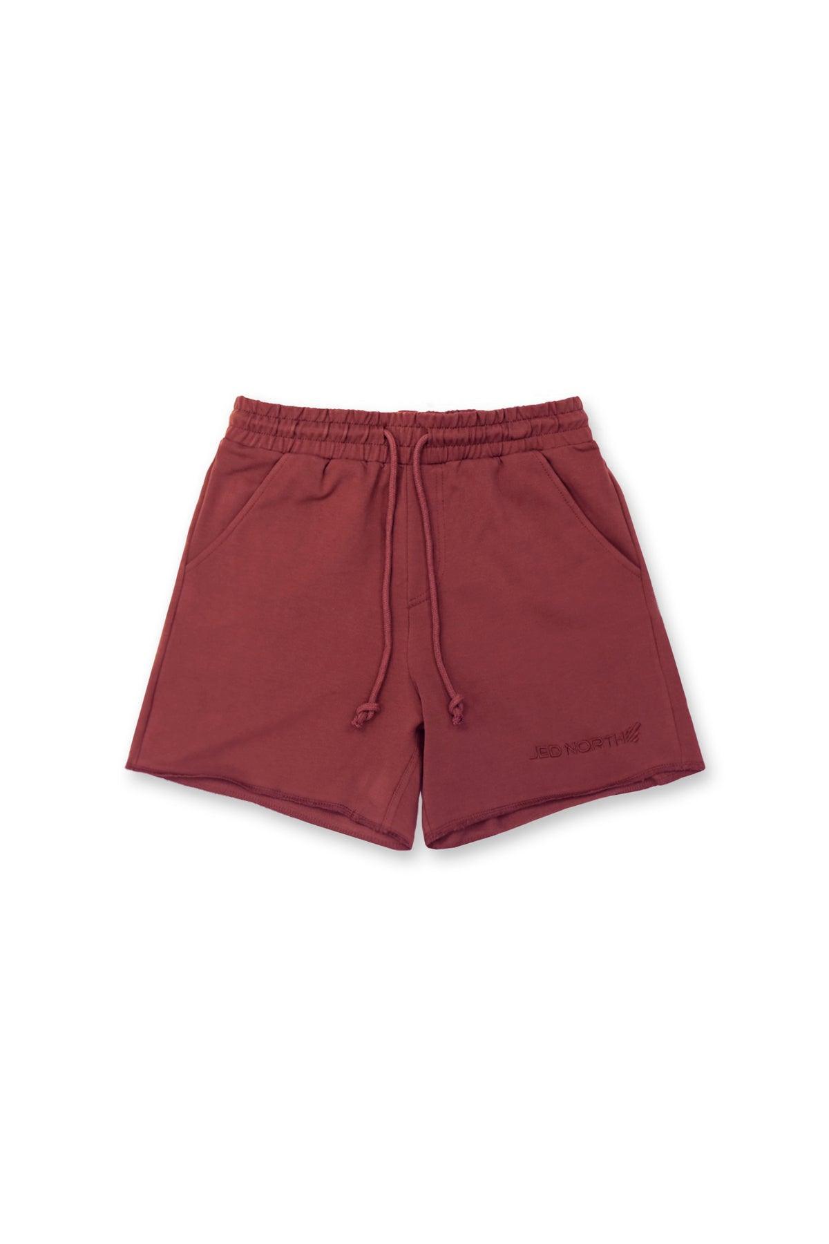 Jed North Men's Motion 5'' Varsity Sweat Shorts - Maroon