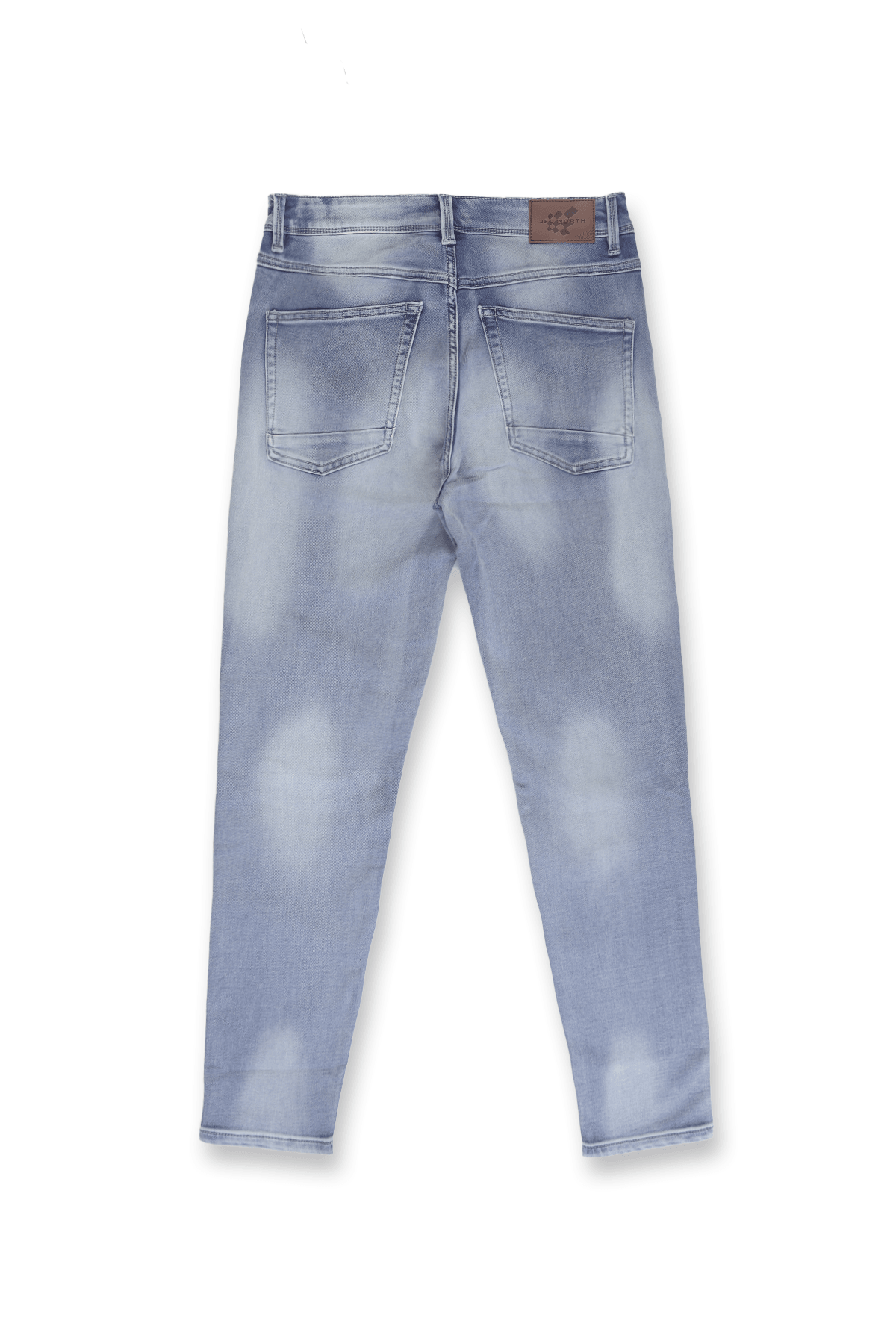 Jed North Men's Men's Premium Fitted Stretchy Jeans - Faded Blue