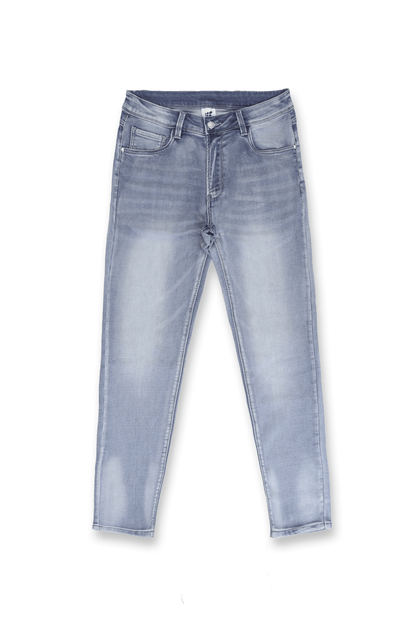 Jed North Men's Men's Premium Fitted Stretchy Jeans - Faded Blue