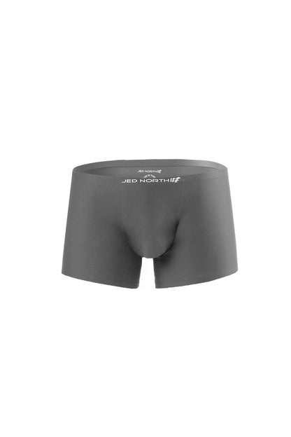 Jed North Men's Men's Seamless Muscle-Fit Boxers 2-Pack - Black & Gray