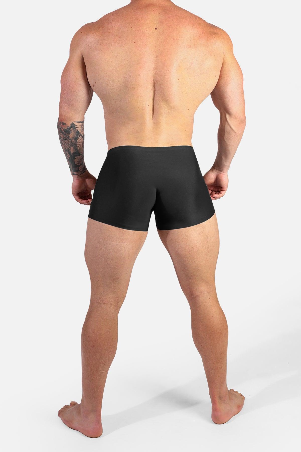 Jed North Men's Men's Seamless Muscle-Fit Boxers 2-Pack - Black & Olive