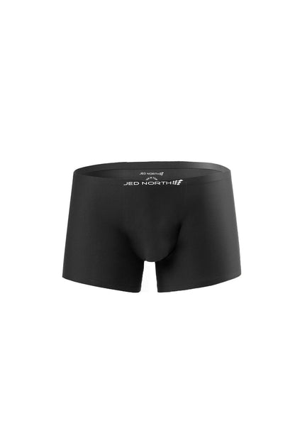 Jed North Men's Men's Seamless Muscle-Fit Boxers 2-Pack - Black & Gray