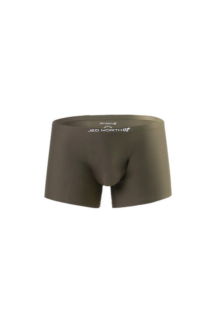 Jed North Men's Men's Seamless Muscle-Fit Boxers 2-Pack - Black & Olive