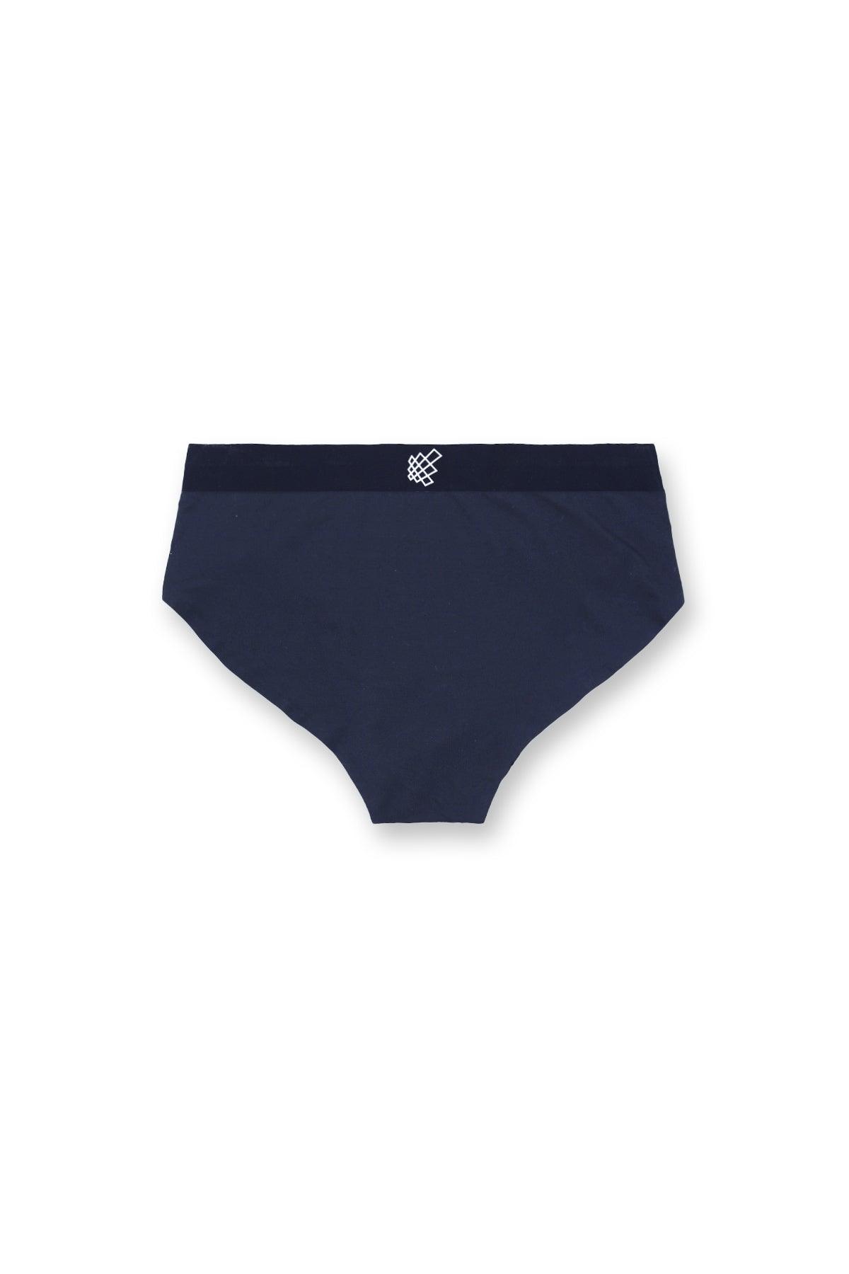 Jed North Men's Men's Athletic Seamless Briefs 2-Pack - Black & Navy