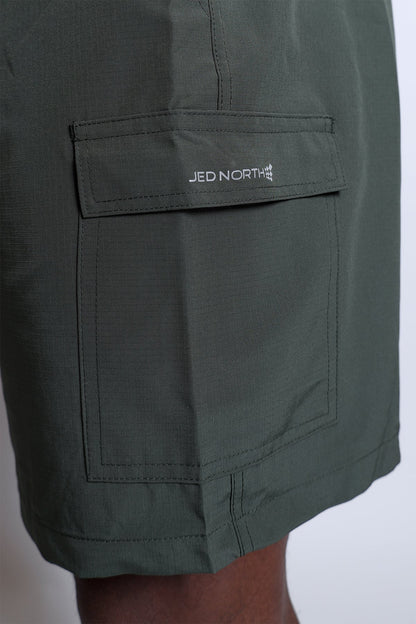 Jed North Men's Trek 4.5" Cargo Shorts - Dark Olive