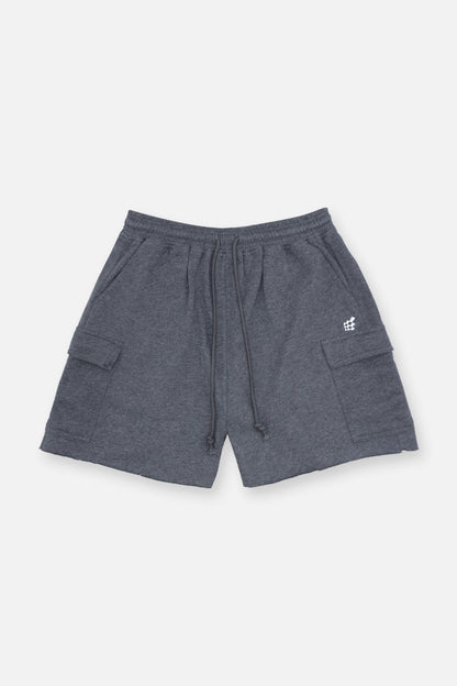 Jed North Men's Men's Cargo Sweat Shorts - Dark Gray