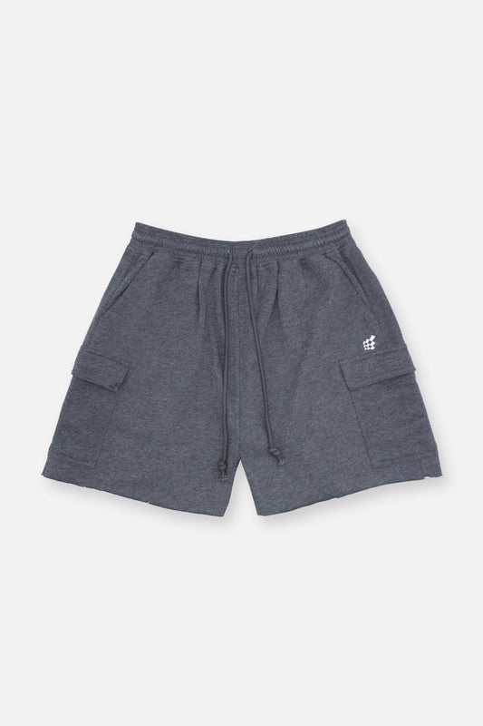 Jed North Men's Men's Cargo Sweat Shorts - Dark Gray