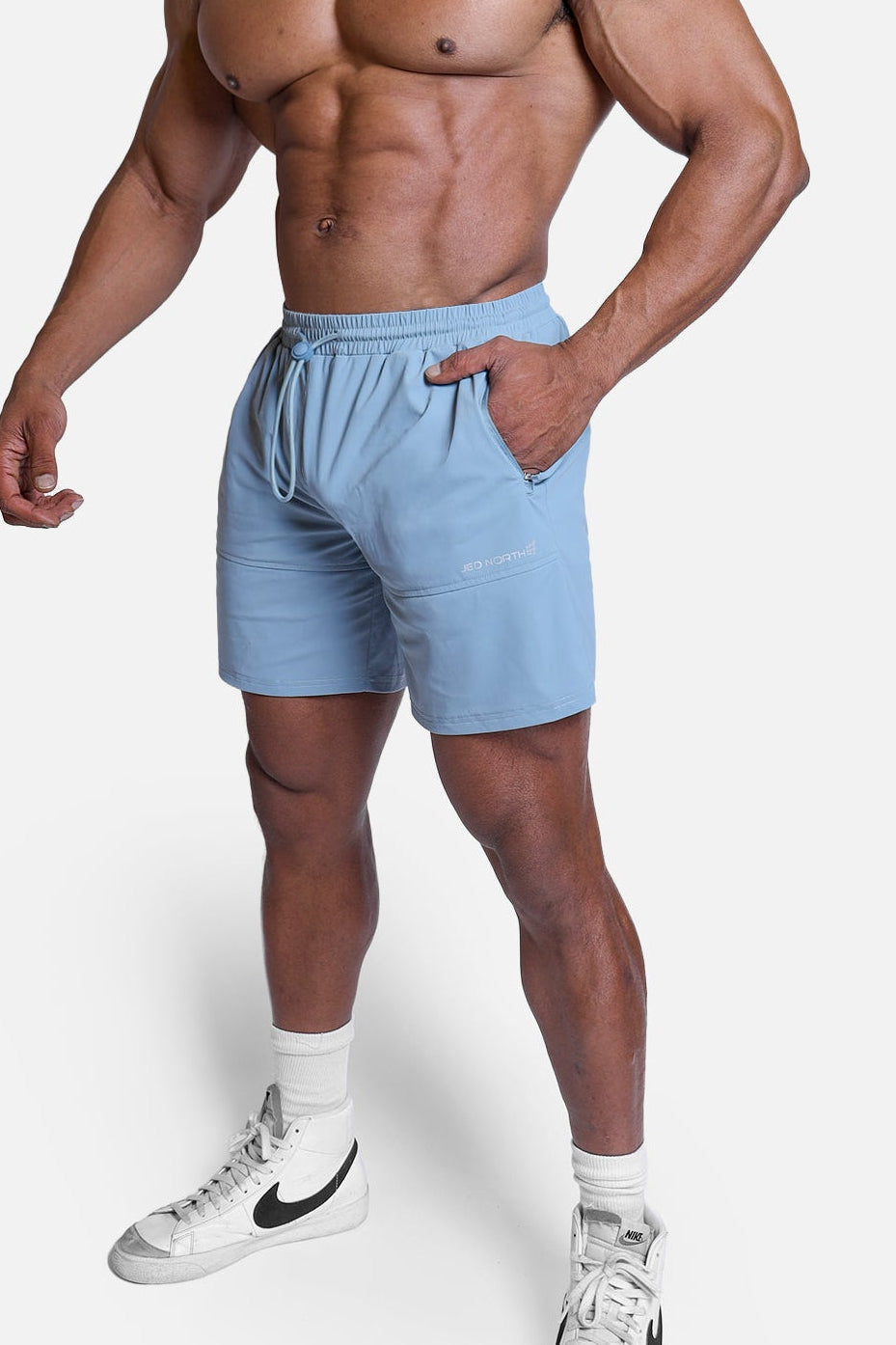Jed North Men's Fortis Men's Athletic Shorts - Light Blue
