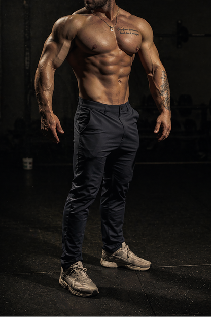 Jed North Men's Hybrid Athletic Pants  - Navy
