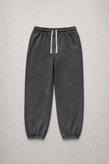 Jed North Men's Relaxed Balloon Joggers - Washed Charcoal