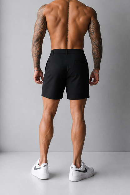 Jed North Men's Flex Waist Chino Shorts - Black