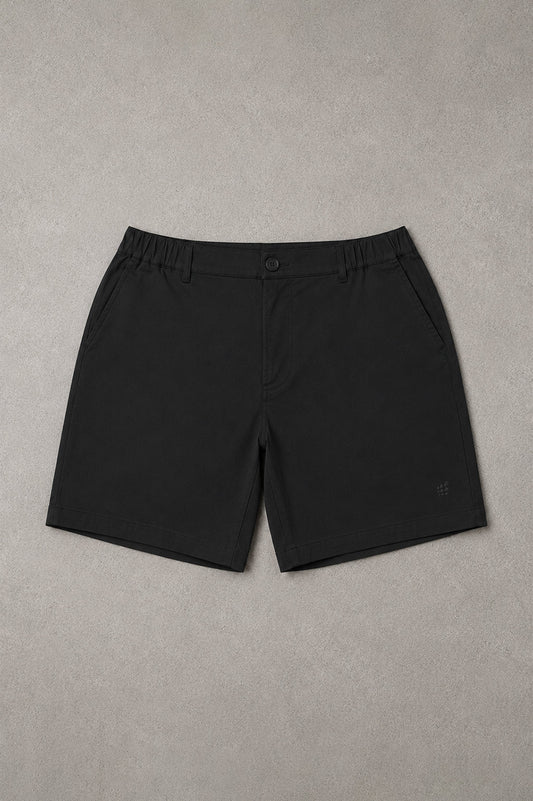 Jed North Men's Flex Waist Chino Shorts - Black