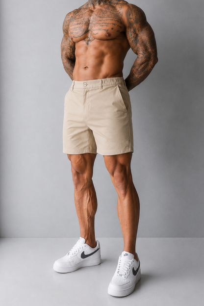 Jed North Men's Flex Waist Chino Shorts - Khaki