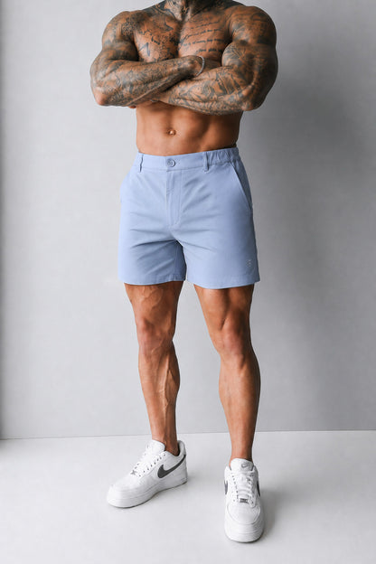 Jed North Men's Flex Waist Chino Shorts - Light Blue