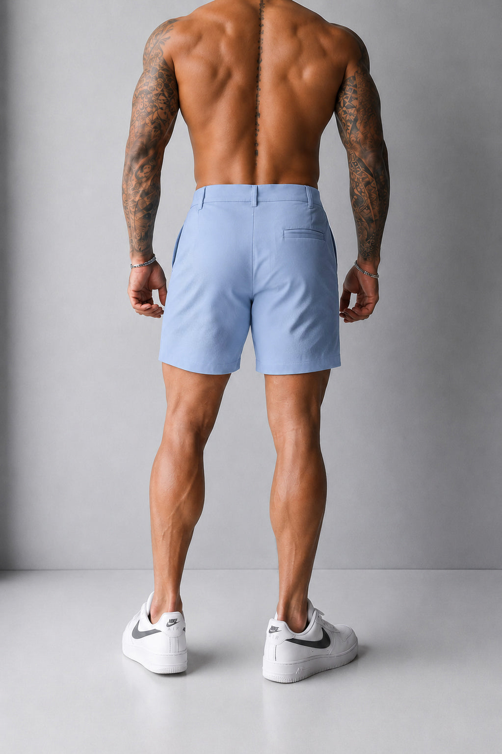 Jed North Men's Flex Waist Chino Shorts - Light Blue