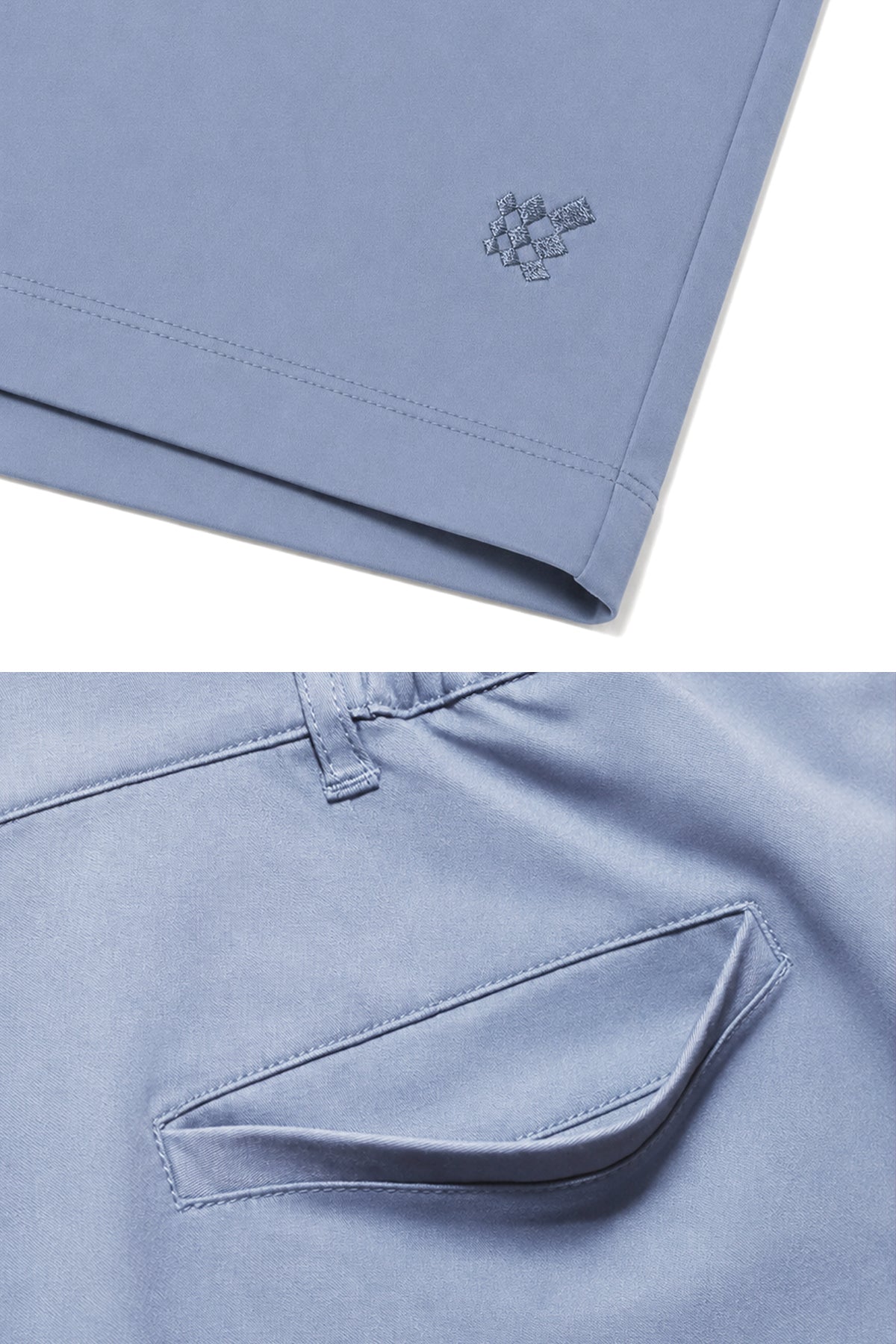Jed North Men's Flex Waist Chino Shorts - Light Blue