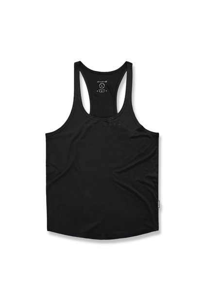 Jed North Men's Classic Bodybuilding Racerback Stringer - Premium Black