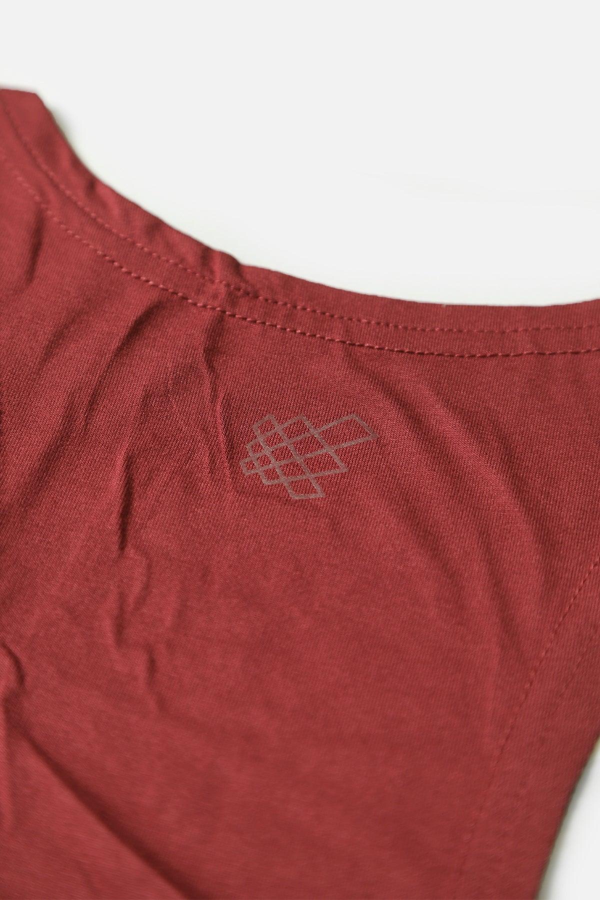 Jed North Men's Classic Bodybuilding Racerback Stringer - Maroon