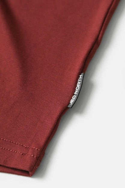 Jed North Men's Classic Bodybuilding Racerback Stringer - Maroon