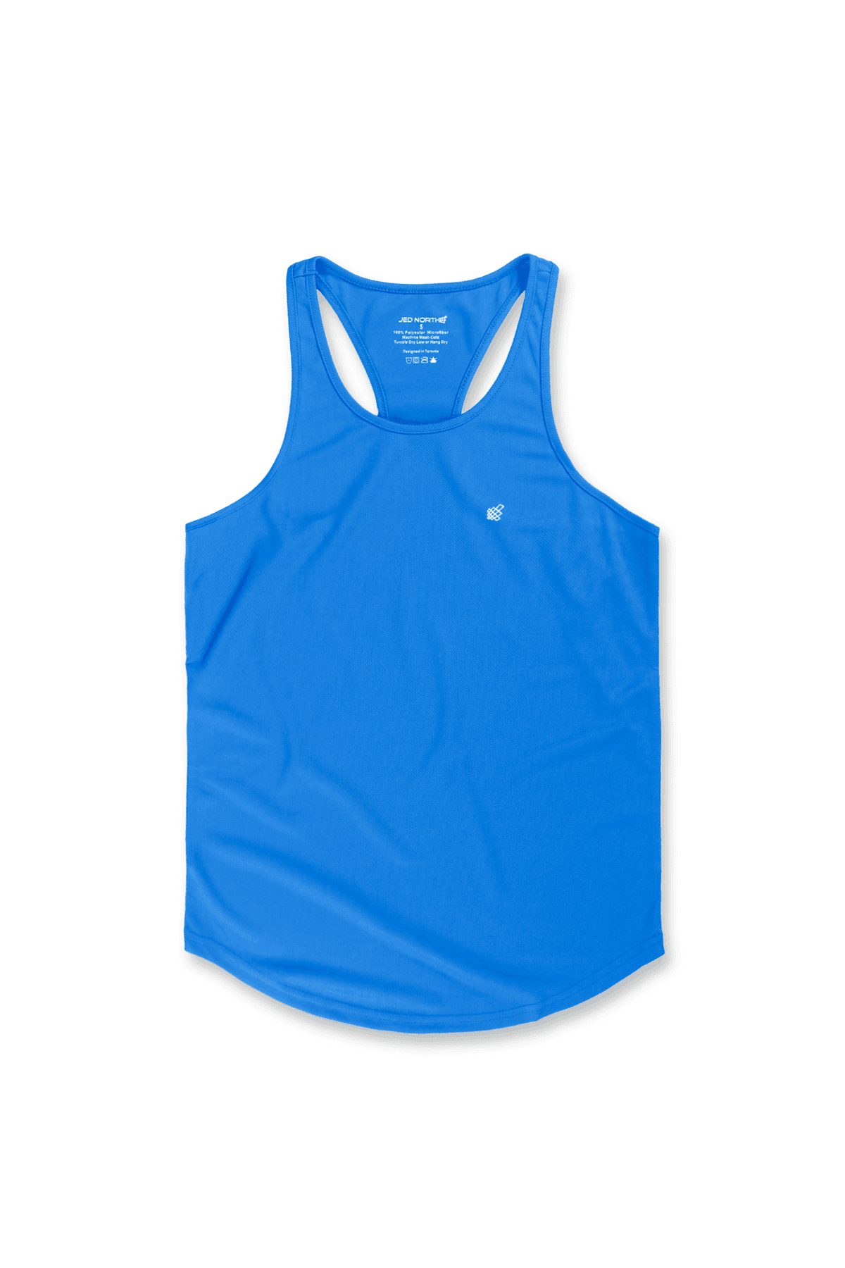 Jed North Men's Fast-Dry Bodybuilding Workout Stringer - Electric Blue