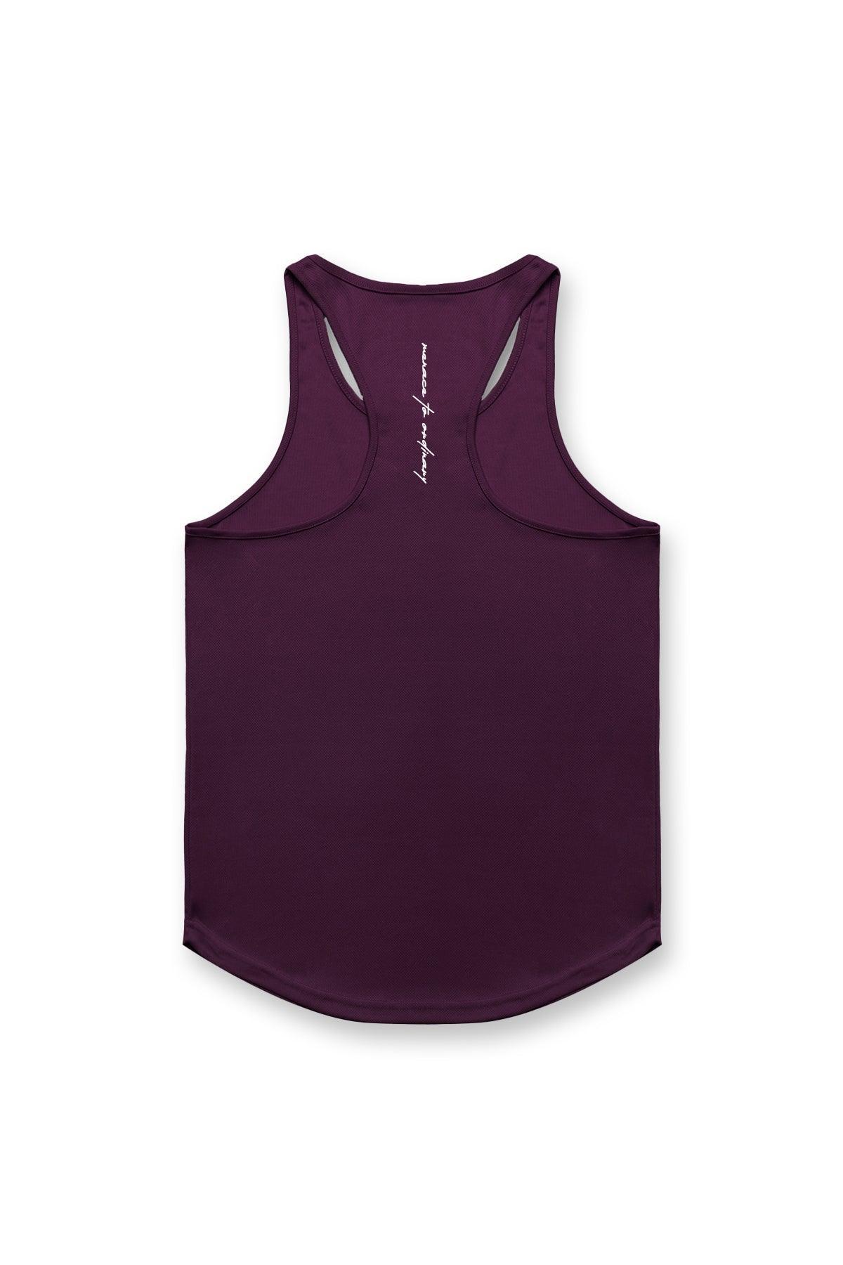 Jed North Men's Fast-Dry Bodybuilding Workout Stringer - Dark Purple
