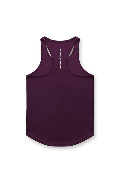 Jed North Men's Fast-Dry Bodybuilding Workout Stringer - Dark Purple