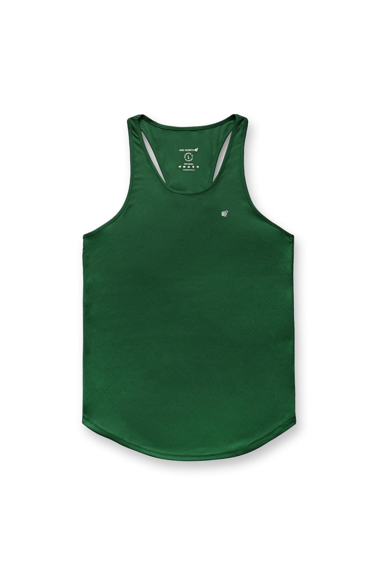 Jed North Men's Fast-Dry Bodybuilding Workout Stringer - Emerald