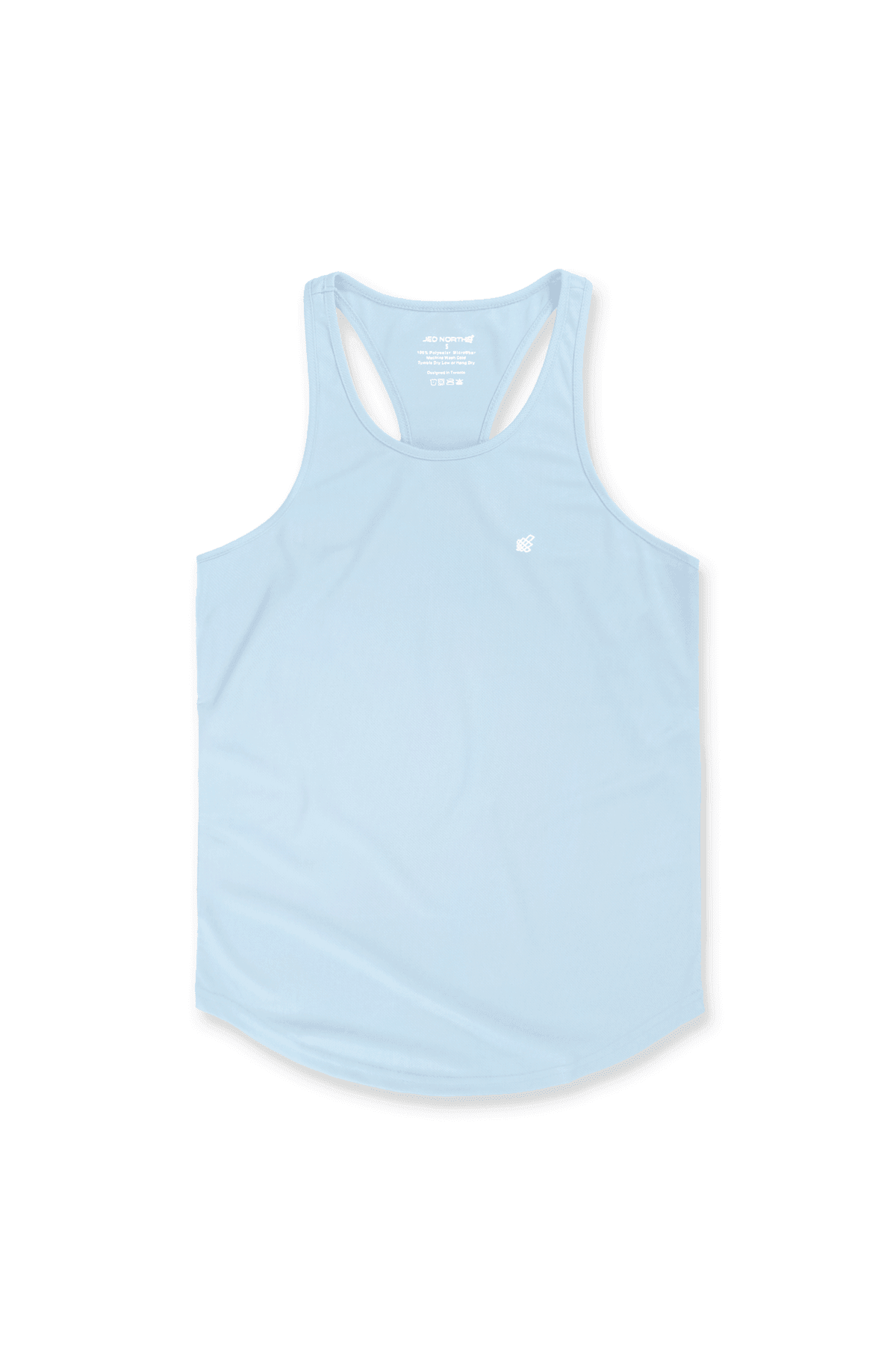 Jed North Men's Fast-Dry Bodybuilding Workout Stringer - Sky Blue