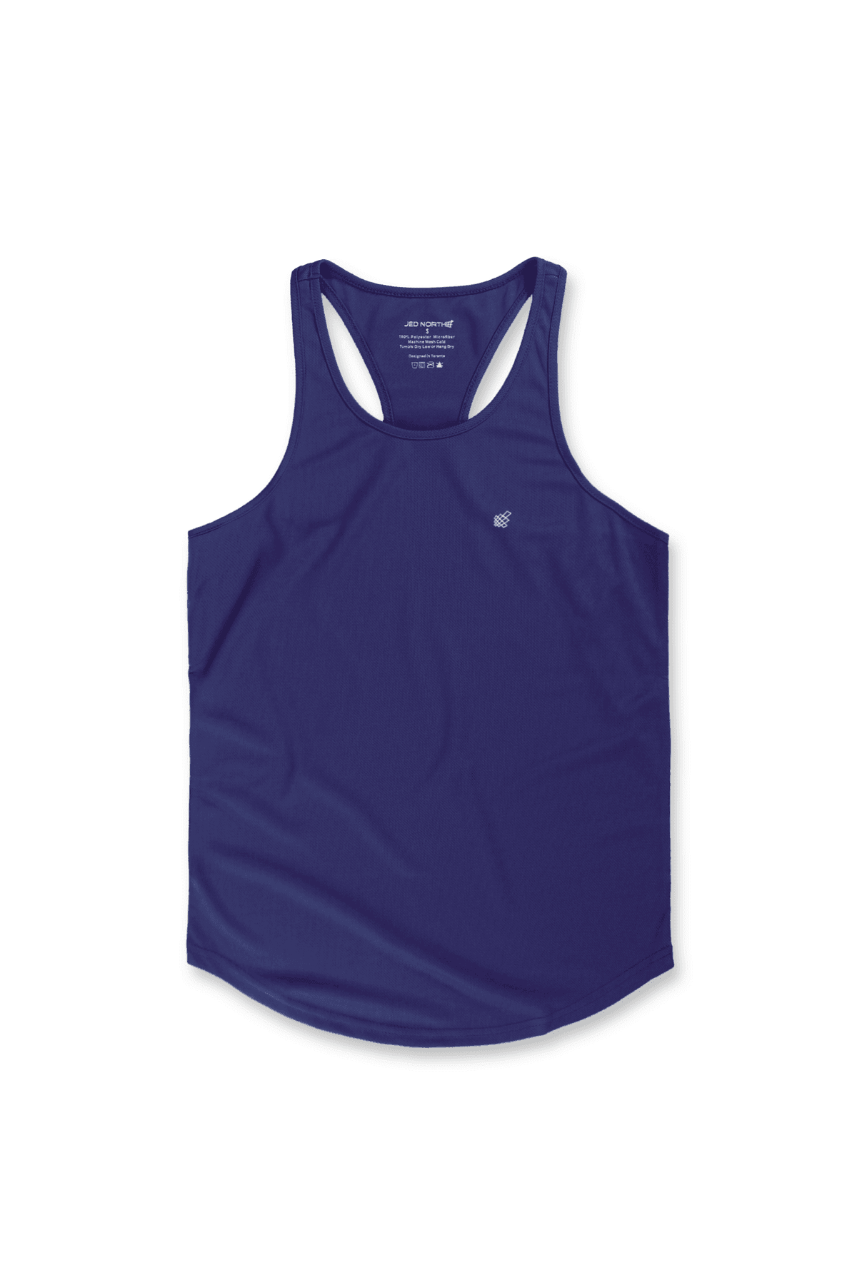 Jed North Men's Fast-Dry Bodybuilding Workout Stringer - Midnight Navy
