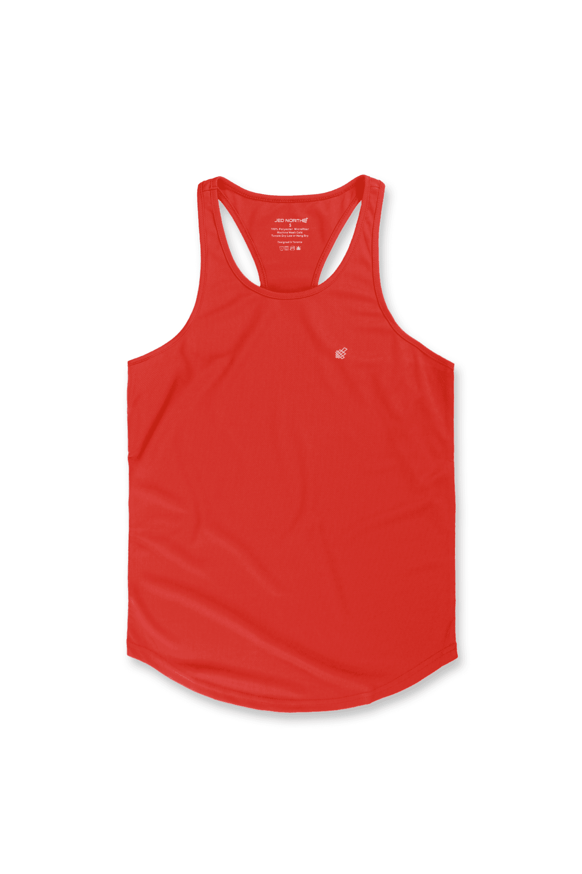 Jed North Men's Fast-Dry Bodybuilding Workout Stringer - Crimson Red