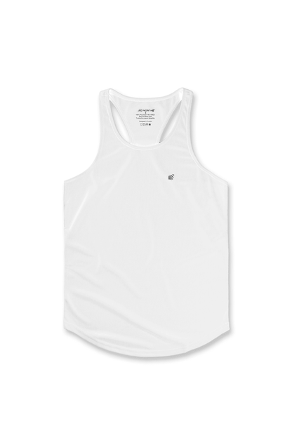 Jed North Men's Fast-Dry Bodybuilding Workout Stringer - White