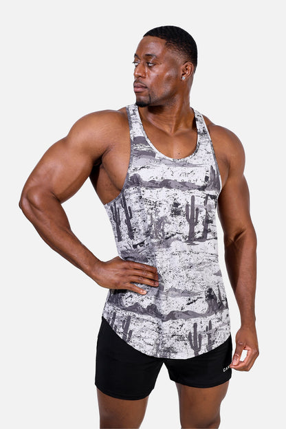 Jed North Men's Graphic Muscle Stringer - Rugged Outlaw