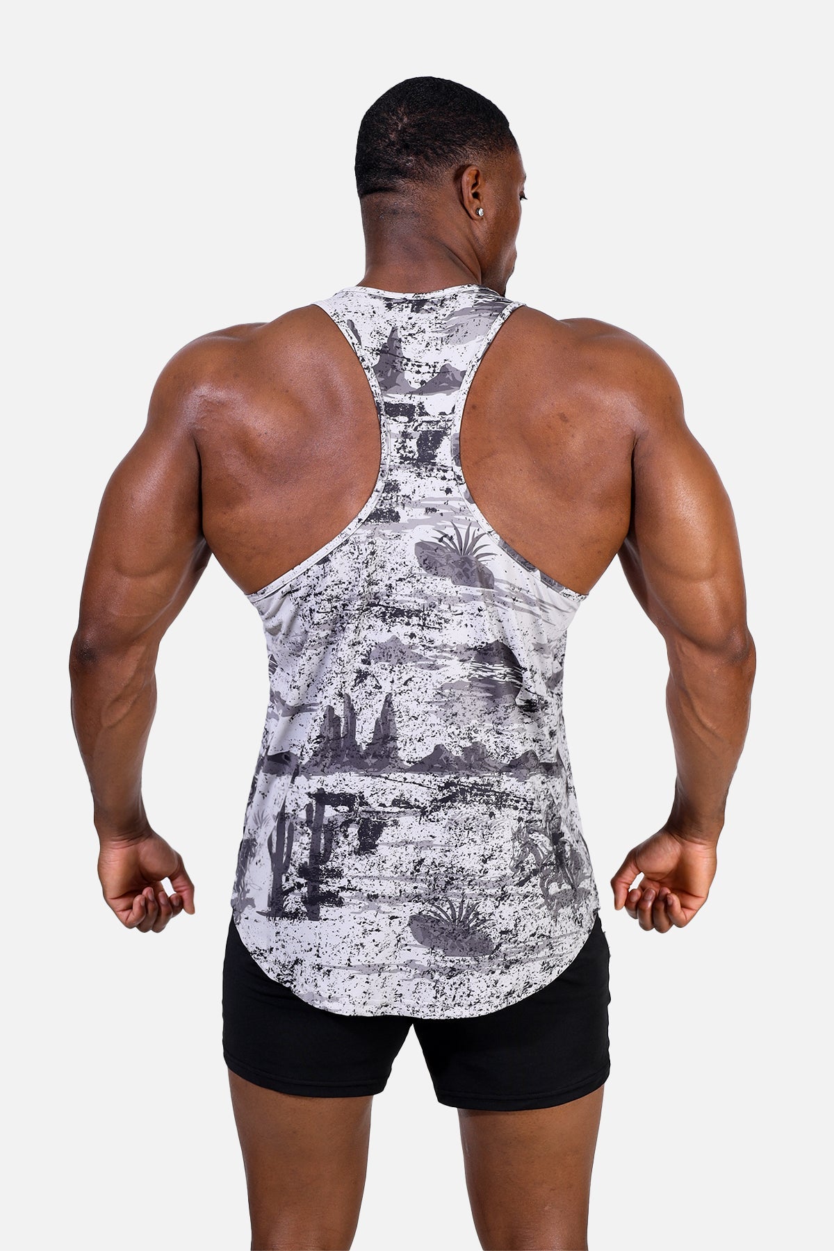 Jed North Men's Graphic Muscle Stringer - Rugged Outlaw