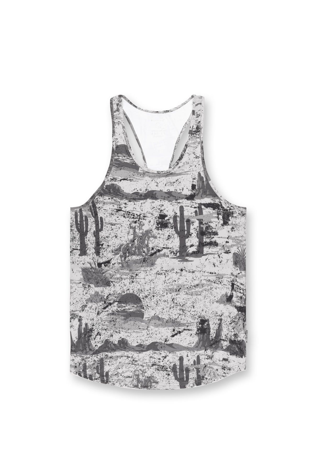 Jed North Men's Graphic Muscle Stringer - Rugged Outlaw
