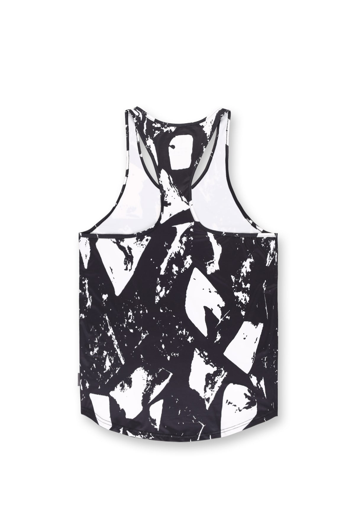 Jed North Men's Graphic Muscle Stringer - Abstract Black