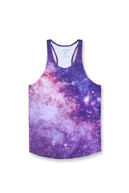Jed North Men's Graphic Muscle Stringer - Galactic