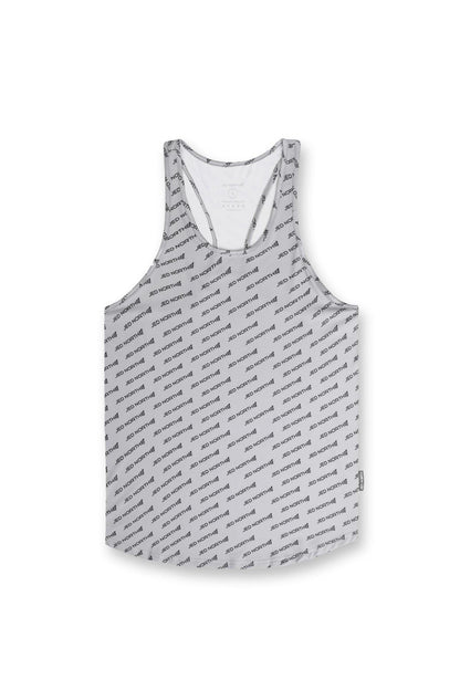 Jed North Men's Graphic Muscle Stringer - Gray JN Logo