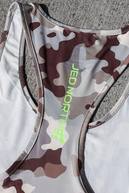 Jed North Men's Graphic Muscle Stringer - Khaki Camo